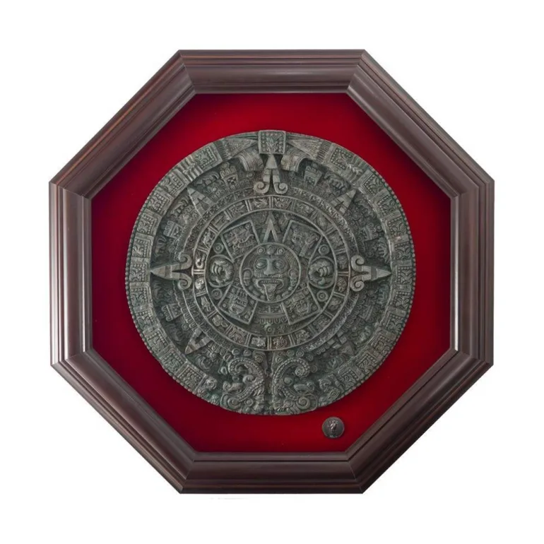 Картина «Календарь Майя» — художественный роспись металлом