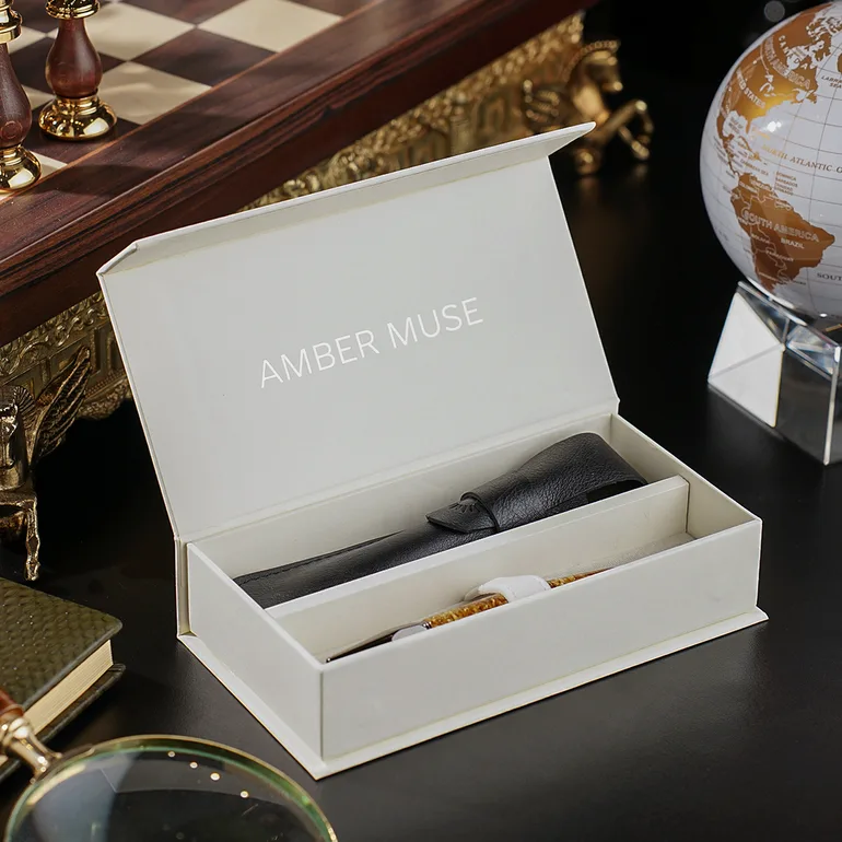 Бурштинова ручка «Аристократ» від Amber Muse: опис та характеристики