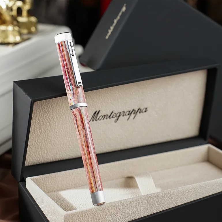 Ручка-ролер Montegrappa «Зодиак – Рыбы» из смолы и нержавеющей стали