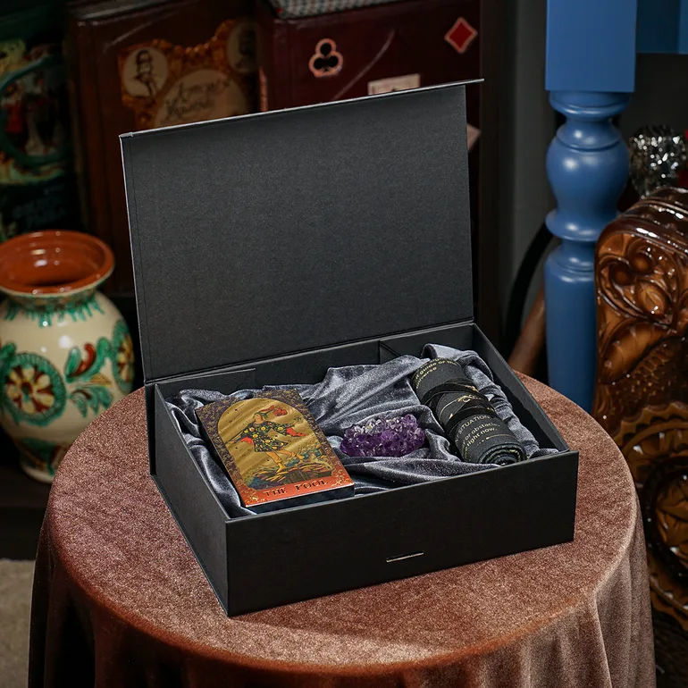 Подарунковий набір Wizard із картами таро та аметистом