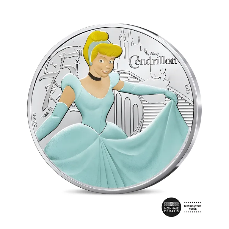 Коллекционная монета Disney Classic «Попелюшка» 2025 года