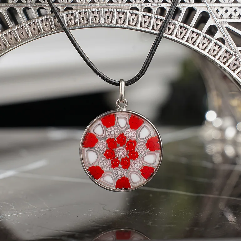Кулон Lillian из муранского стекла millefiori