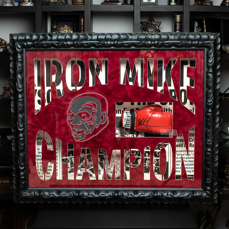 Оригинальный автограф Майка Тайсона «Iron Mike Champion»