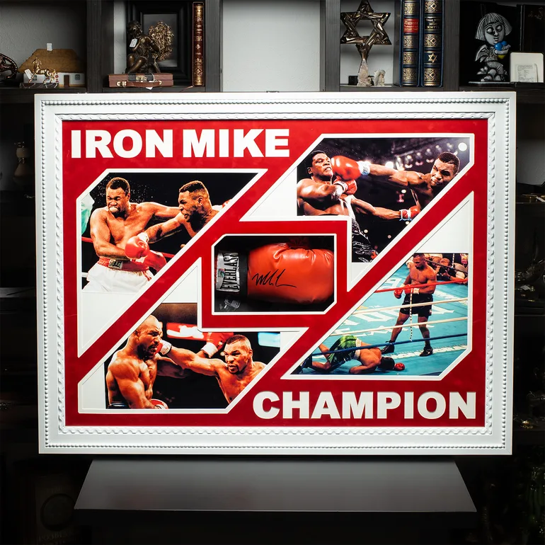 Автограф боксера Майка Тайсона «Iron Mike Champion»