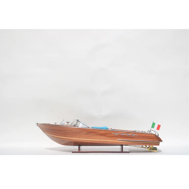 Модель моторної яхти RIVA AQUARAMA WOOD FINISHED від Anchor Power – 67 см