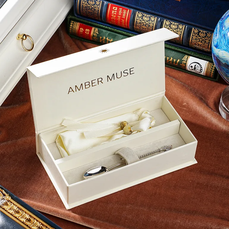 Серебряно-золотая ложка Tenderly бренда Amber Muse