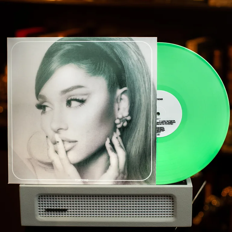 Лимитированный винил Ariana Grande — Positions (Spring Green Vinyl)
