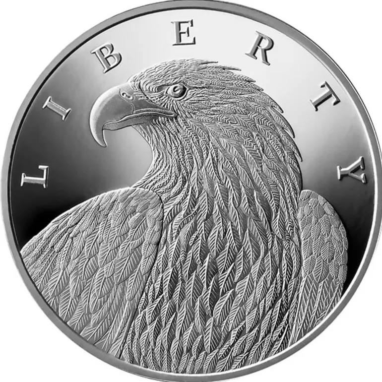 Срібна монета Liberty Eagle — срібло 999, 31,1 г, тираж 2000
