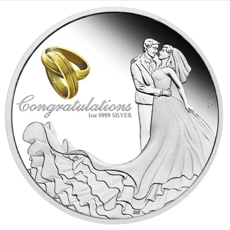 Серебряная монета Perth Mint «Wedding»