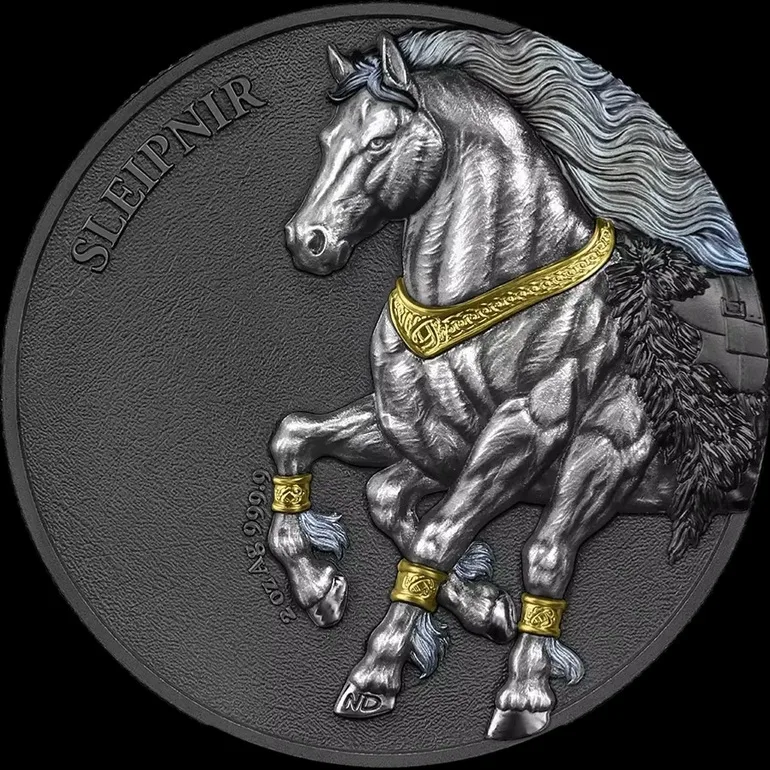 Серебряная монета Sleipnir — коллекционный выпуск Germania Mint