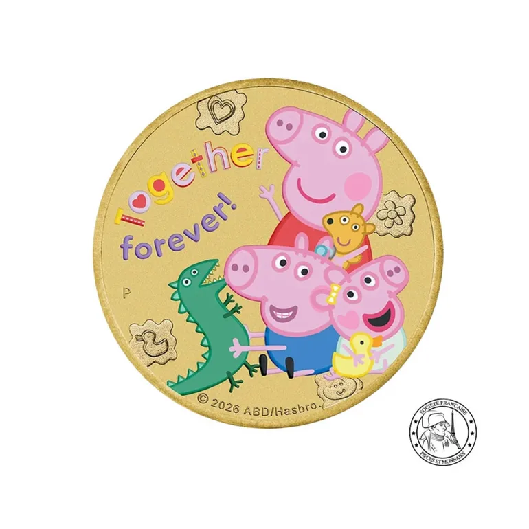 Монета Peppa Pig «Together Forever!» 2026 року