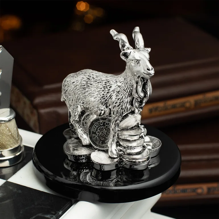 Статуетка з посрібленням «Козел» (Goat) Exetera Argenti