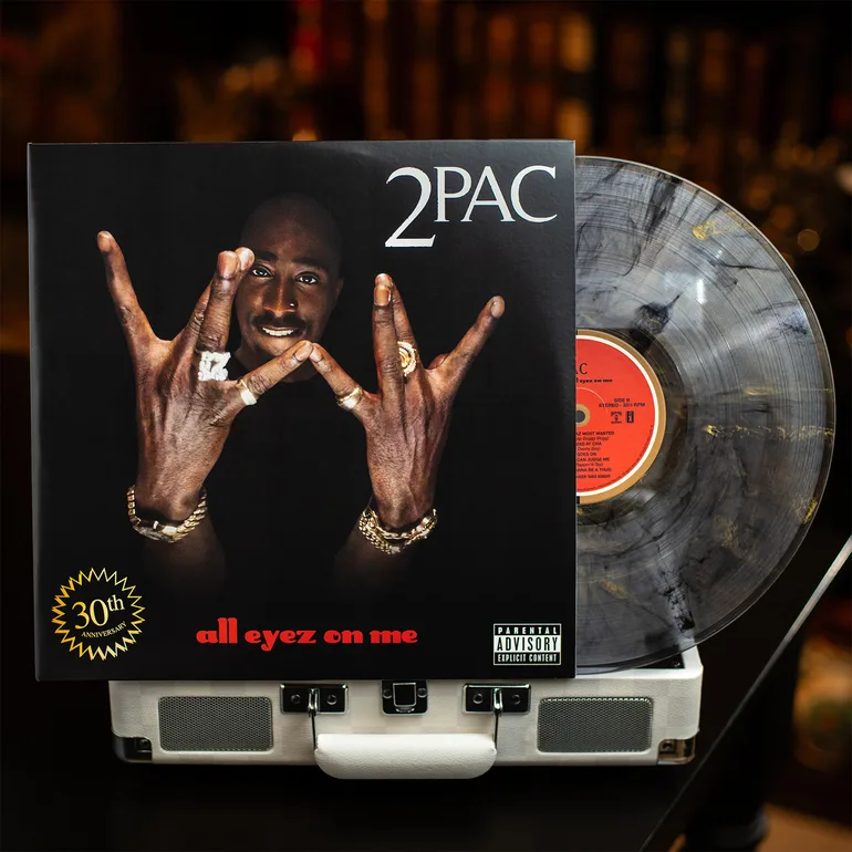 Набір з двох вінілових платівок 2Pac – All Eyez On Me (Concrete Swirl)