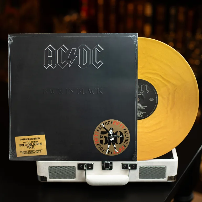 AC/DC – Back In Black: колекційне видання на золотому вінілі