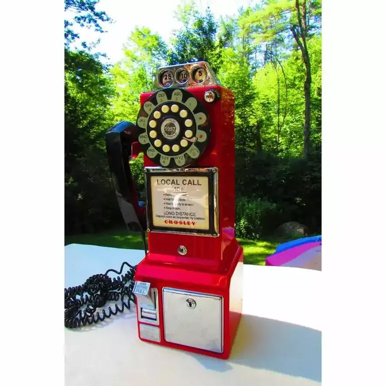Ретро телефон Crosley класичний платний 1950-х років колекційний